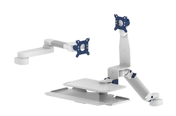 Wand-Deckenarmsystem mit integrierter Kabelfuhrung CIM MED-1ST